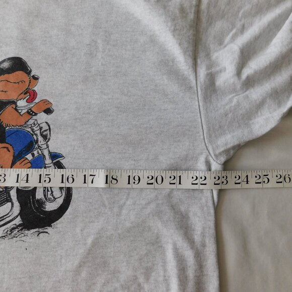 T Shirt Vintage 2002 MSPCA Rock Run Motorcyle Prevention Animal Cruelty Size XL - Picture 6 of 7